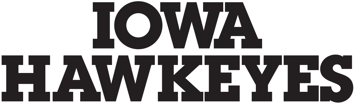 Iowa Hawkeyes 2000-Pres Wordmark Logo 01 iron on paper